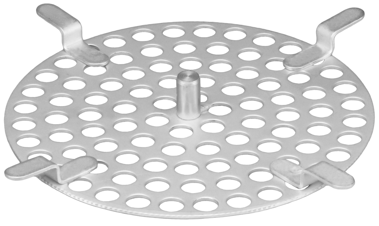 Tamis de vidange Ø 123 mm adapté au siphon cloche Scheco type 340 / 341